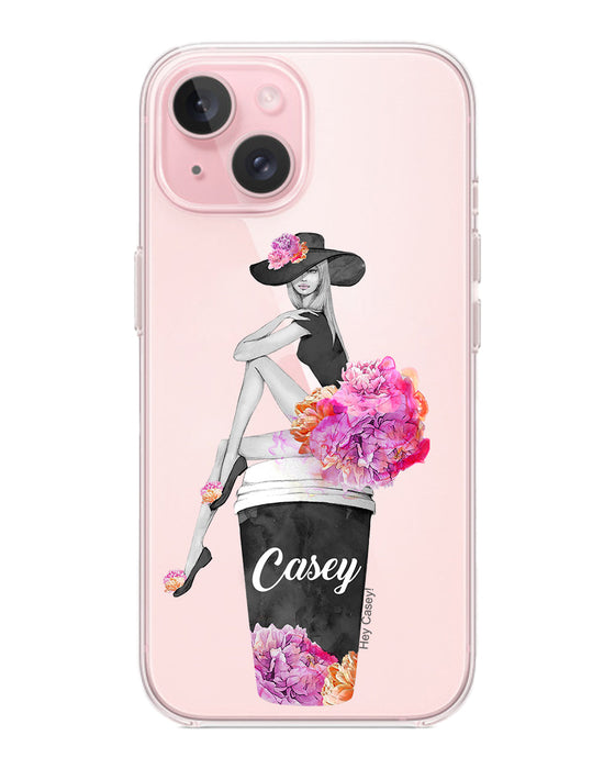 Hey Casey! Coffee Girl Phone Case for iPhone Samsung Huawei