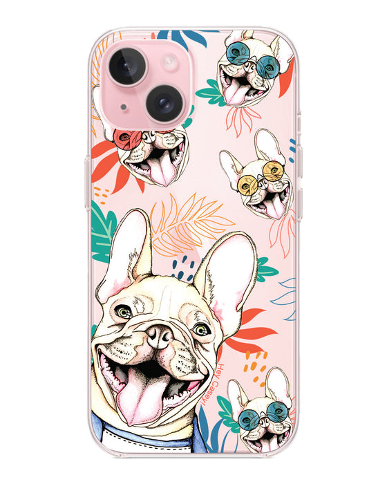 Hey Casey! Cool Frenchie Phone Case for iPhone Samsung Huawei