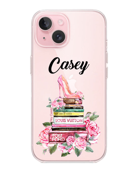 Hey Casey! Fashion Books Phone Case for iPhone Samsung Huawei