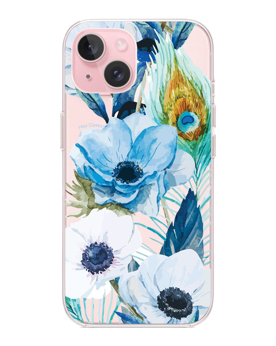 Hey Casey! Peacock Blue Phone Case for iPhone Samsung Huawei