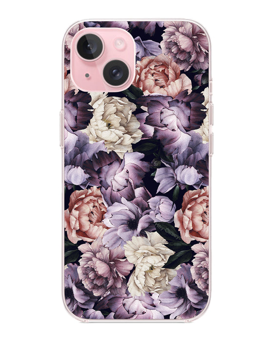 Hey Casey! Purple Peonies Phone Case for iPhone Samsung Huawei