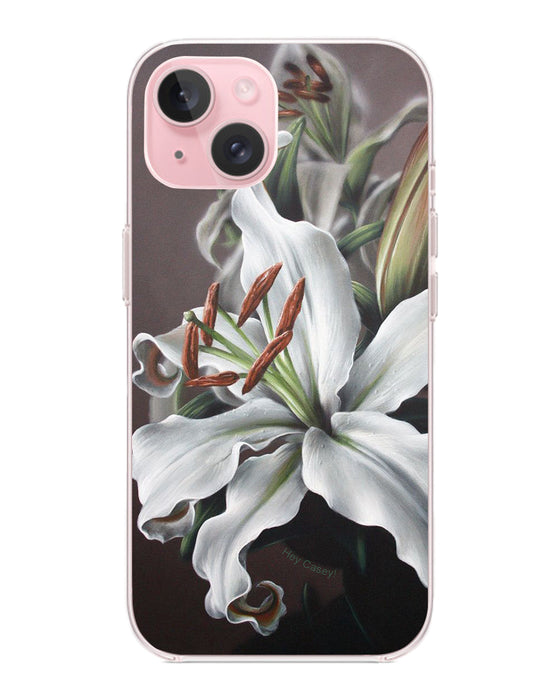Hey Casey! Snow Lily Phone Case for iPhone Samsung Huawei