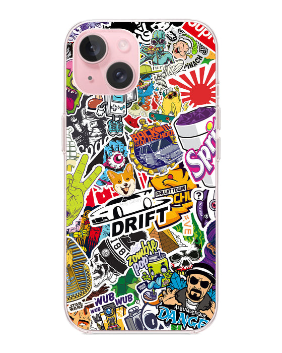 Hey Casey! Sticker Bomb Phone Case for iPhone Samsung Huawei