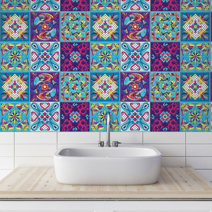 Tilevera stick on vinyl wall tiles