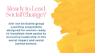 Ready to lead social change?