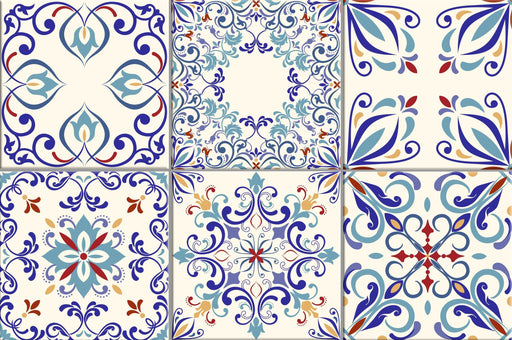 Tilevera Blue Teal Tile decals