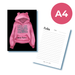 Girls just wanna have fun notebook A4