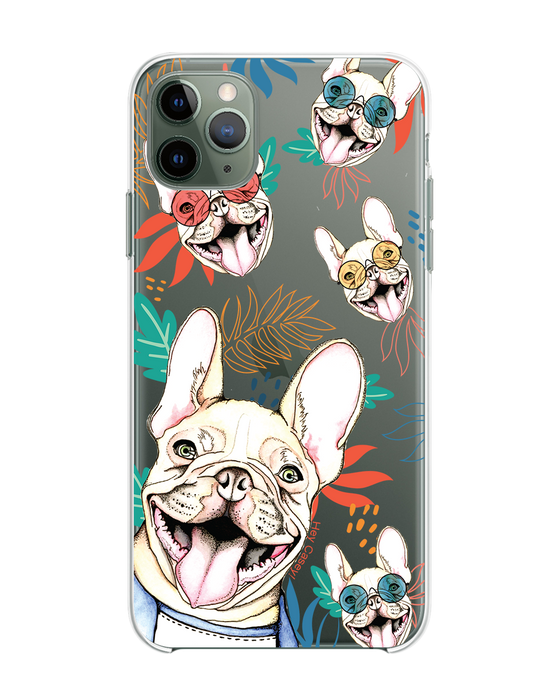 Hey Casey! Cool Frenchie Phone Case for iPhone Samsung Huawei