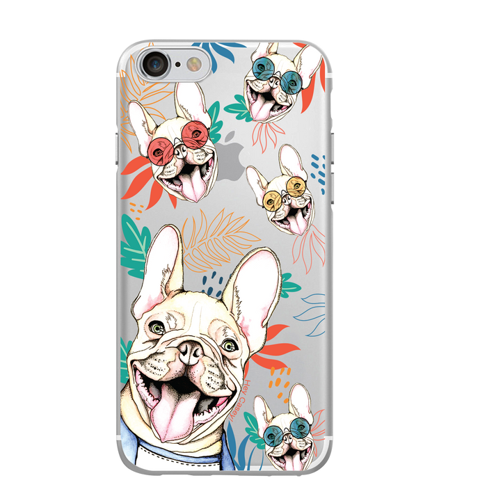 Hey Casey! Cool Frenchie Phone Case for iPhone Samsung Huawei