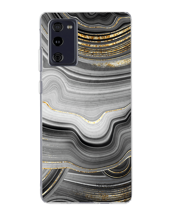 Hey Casey! Black Agate Phone Case for iPhone Samsung Huawei