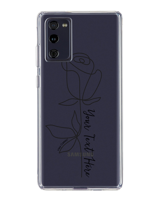 Hey Casey! Rose Phone Case for iPhone Samsung Huawei