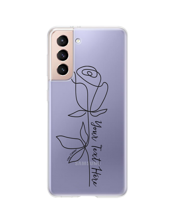 Hey Casey! Rose Phone Case for iPhone Samsung Huawei