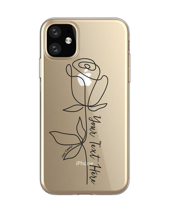 Hey Casey! Rose Phone Case for iPhone Samsung Huawei