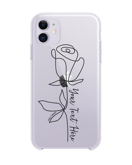 Hey Casey! Rose Phone Case for iPhone Samsung Huawei