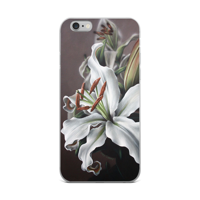Hey Casey! Snow Lily Phone Case for iPhone Samsung Huawei