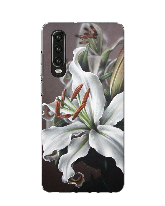 Hey Casey! Snow Lily Phone Case for iPhone Samsung Huawei