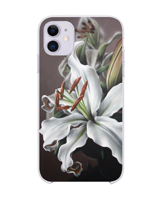Hey Casey! Snow Lily Phone Case for iPhone Samsung Huawei