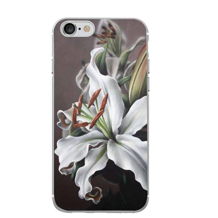 Hey Casey! Snow Lily Phone Case for iPhone Samsung Huawei