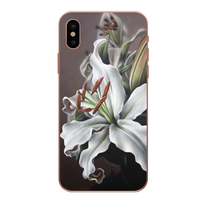 Hey Casey! Snow Lily Phone Case for iPhone Samsung Huawei