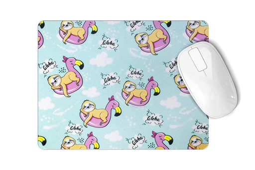 Hey Casey! Aloha Sloths Mouse Pad
