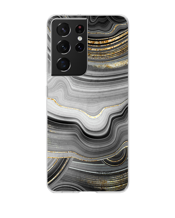 Hey Casey! Black Agate Phone Case for iPhone Samsung Huawei