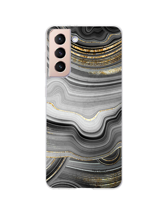 Hey Casey! Black Agate Phone Case for iPhone Samsung Huawei