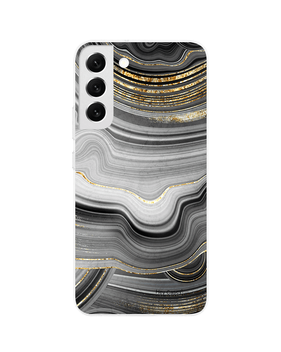 Hey Casey! Black Agate Phone Case for iPhone Samsung Huawei