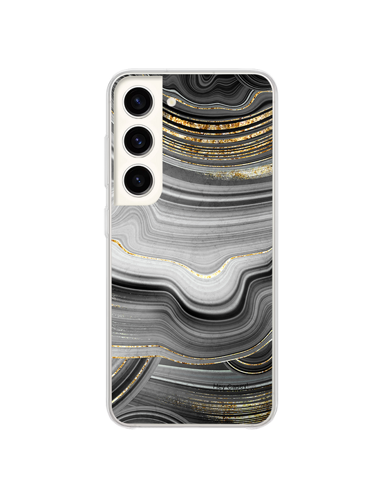 Hey Casey! Black Agate Phone Case for iPhone Samsung Huawei