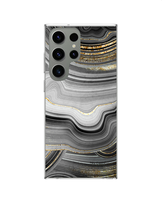 Hey Casey! Black Agate Phone Case for iPhone Samsung Huawei