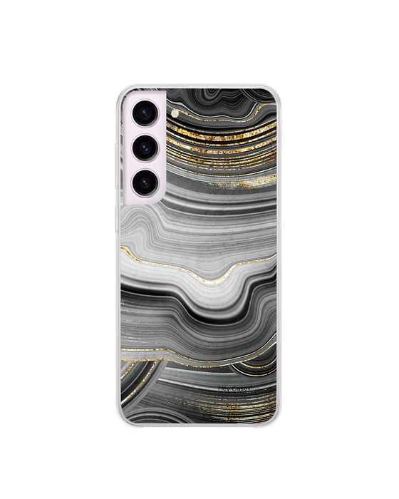 Hey Casey! Black Agate Phone Case for iPhone Samsung Huawei
