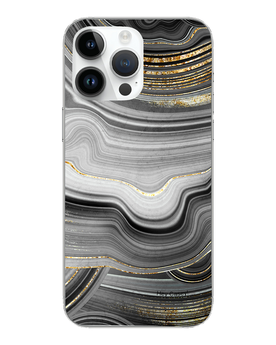 Hey Casey! Black Agate Phone Case for iPhone Samsung Huawei