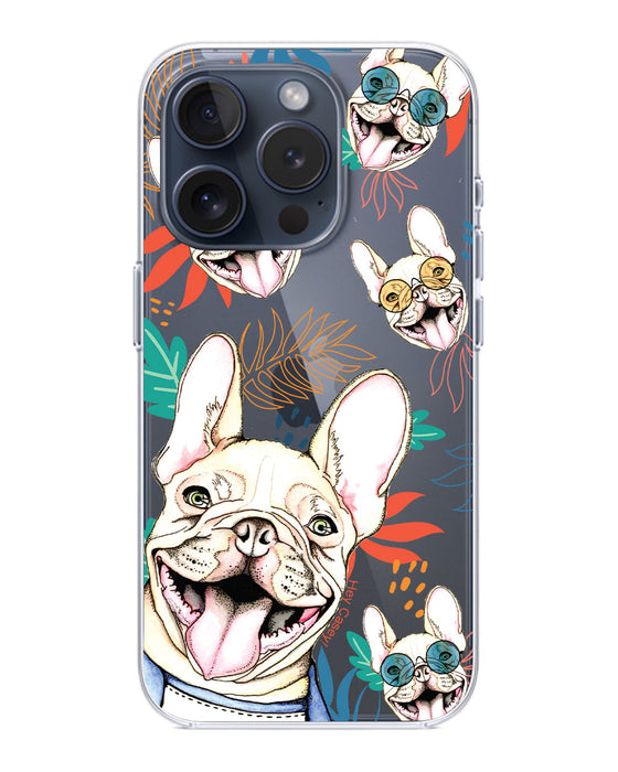 Hey Casey! Cool Frenchie Phone Case for iPhone Samsung Huawei