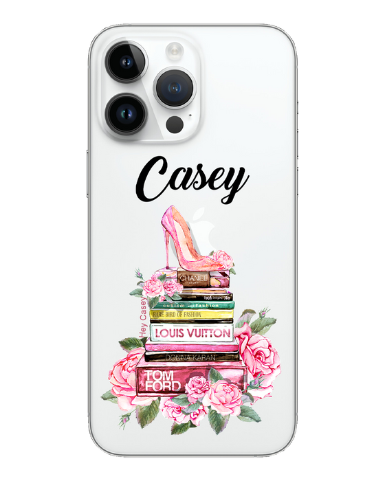 Hey Casey! Fashion Books Phone Case for iPhone Samsung Huawei