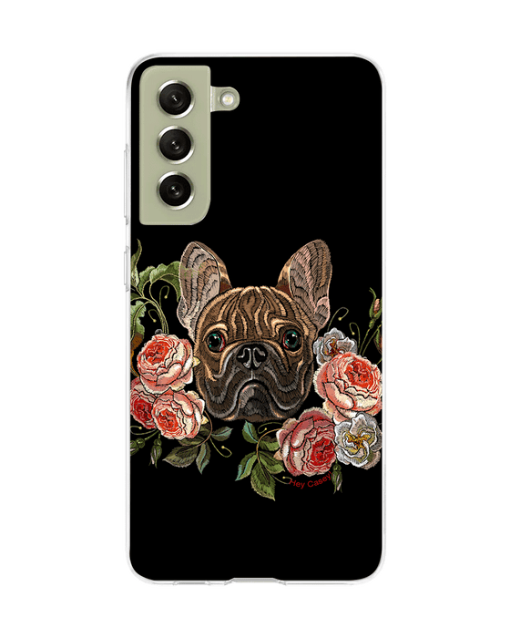 Hey Casey! Floral Frenchie Phone Case for iPhone Samsung Huawei