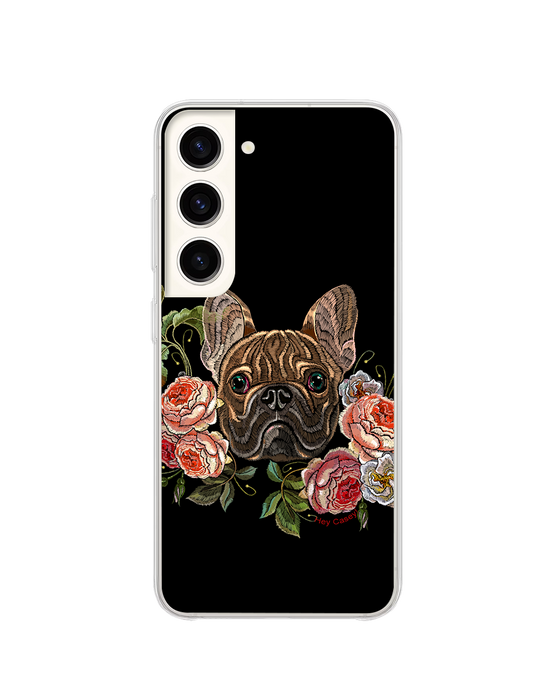 Hey Casey! Floral Frenchie Phone Case for iPhone Samsung Huawei