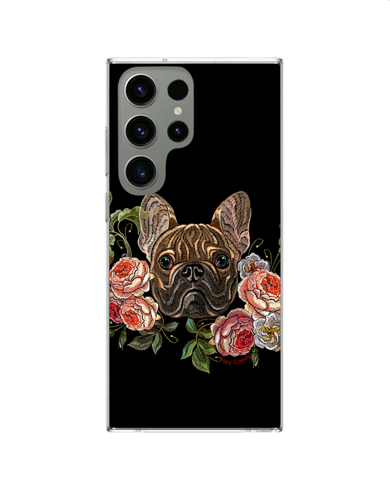 Hey Casey! Floral Frenchie Phone Case for iPhone Samsung Huawei