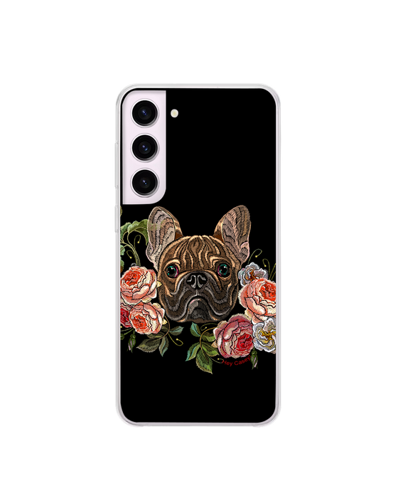 Hey Casey! Floral Frenchie Phone Case for iPhone Samsung Huawei
