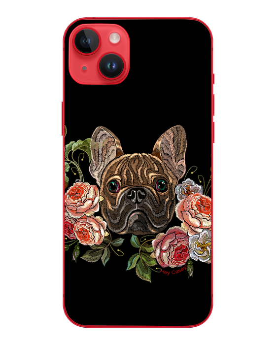 Hey Casey! Floral Frenchie Phone Case for iPhone Samsung Huawei