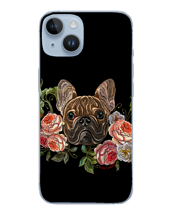 Hey Casey! Floral Frenchie Phone Case for iPhone Samsung Huawei