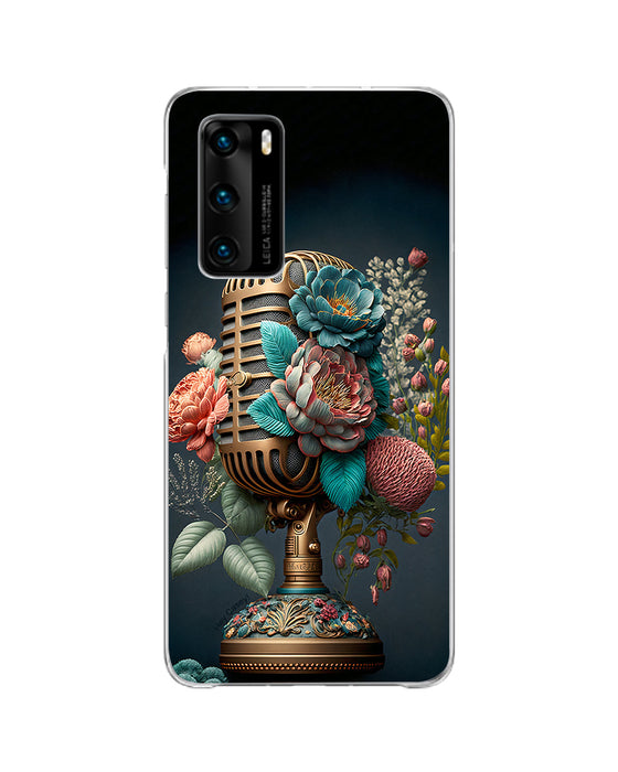 Hey Casey! Floral Mic Night Phone Case for iPhone Samsung Huawei