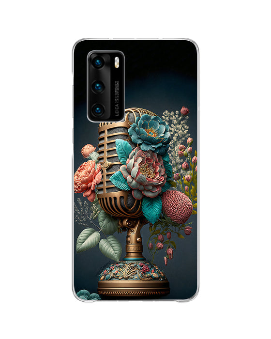 Hey Casey! Floral Mic Night Phone Case for iPhone Samsung Huawei