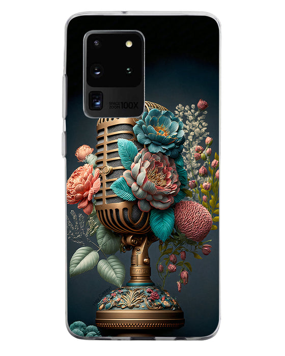 Hey Casey! Floral Mic Night Phone Case for iPhone Samsung Huawei