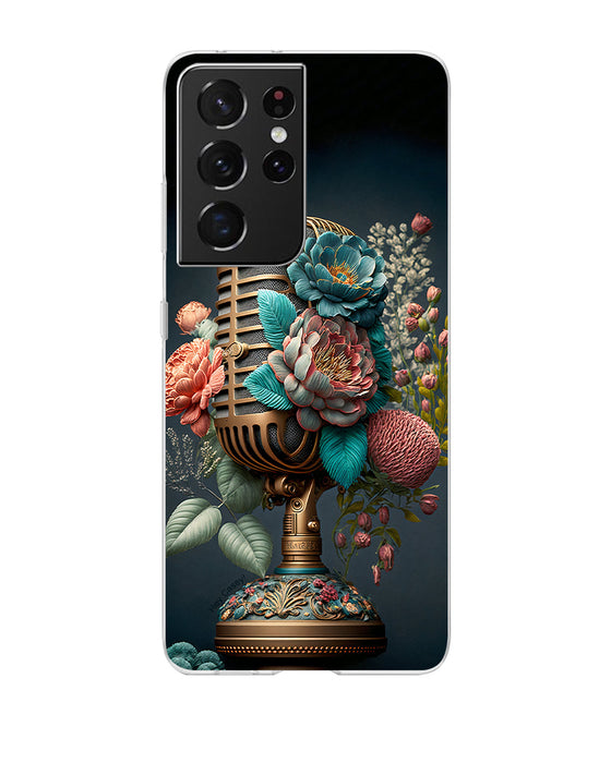 Hey Casey! Floral Mic Night Phone Case for iPhone Samsung Huawei