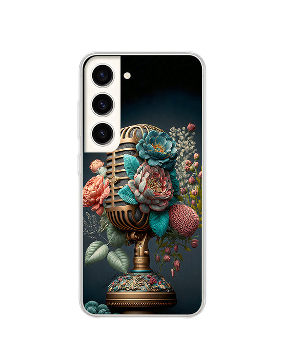 Hey Casey! Floral Mic Night Phone Case for iPhone Samsung Huawei