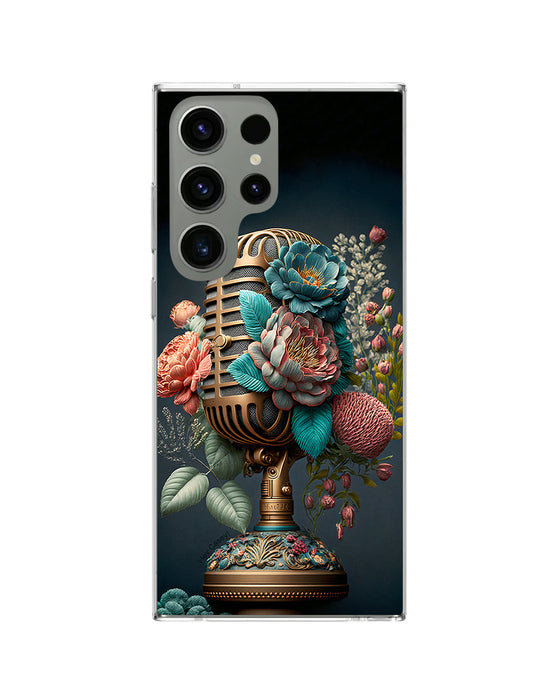 Hey Casey! Floral Mic Night Phone Case for iPhone Samsung Huawei