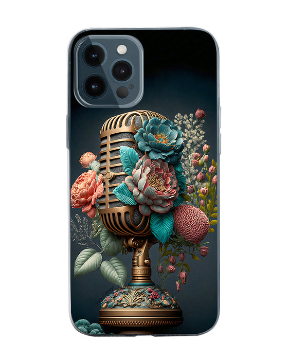 Hey Casey! Floral Mic Night Phone Case for iPhone Samsung Huawei