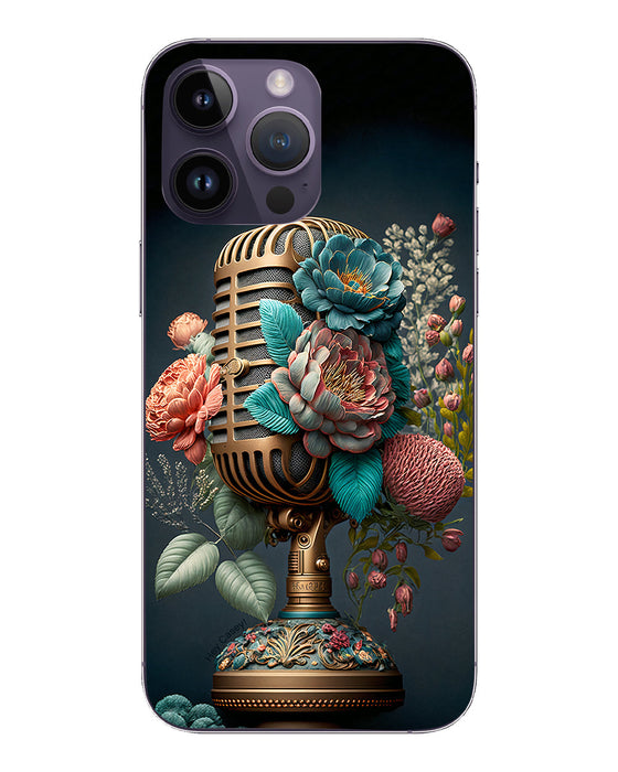 Hey Casey! Floral Mic Night Phone Case for iPhone Samsung Huawei