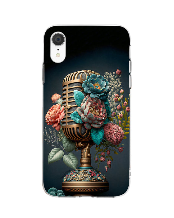 Hey Casey! Floral Mic Night Phone Case for iPhone Samsung Huawei