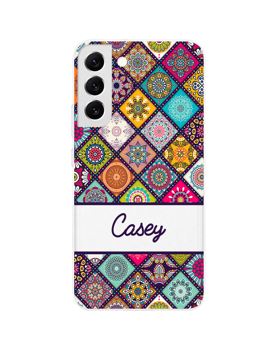 Hey Casey! Mandala Patchwork Phone Case for iPhone Samsung Huawei