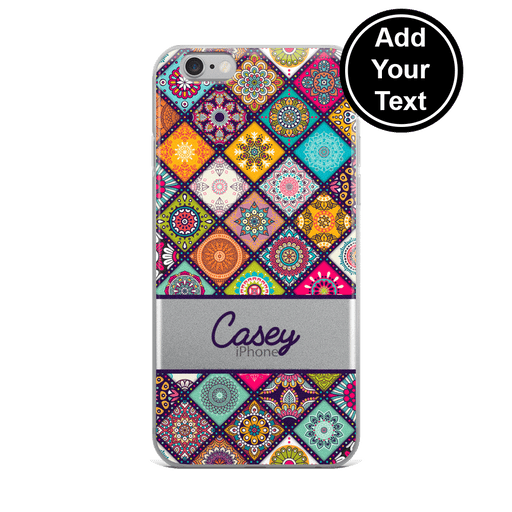 Hey Casey! Mandala Patchwork Phone Case for iPhone Samsung Huawei